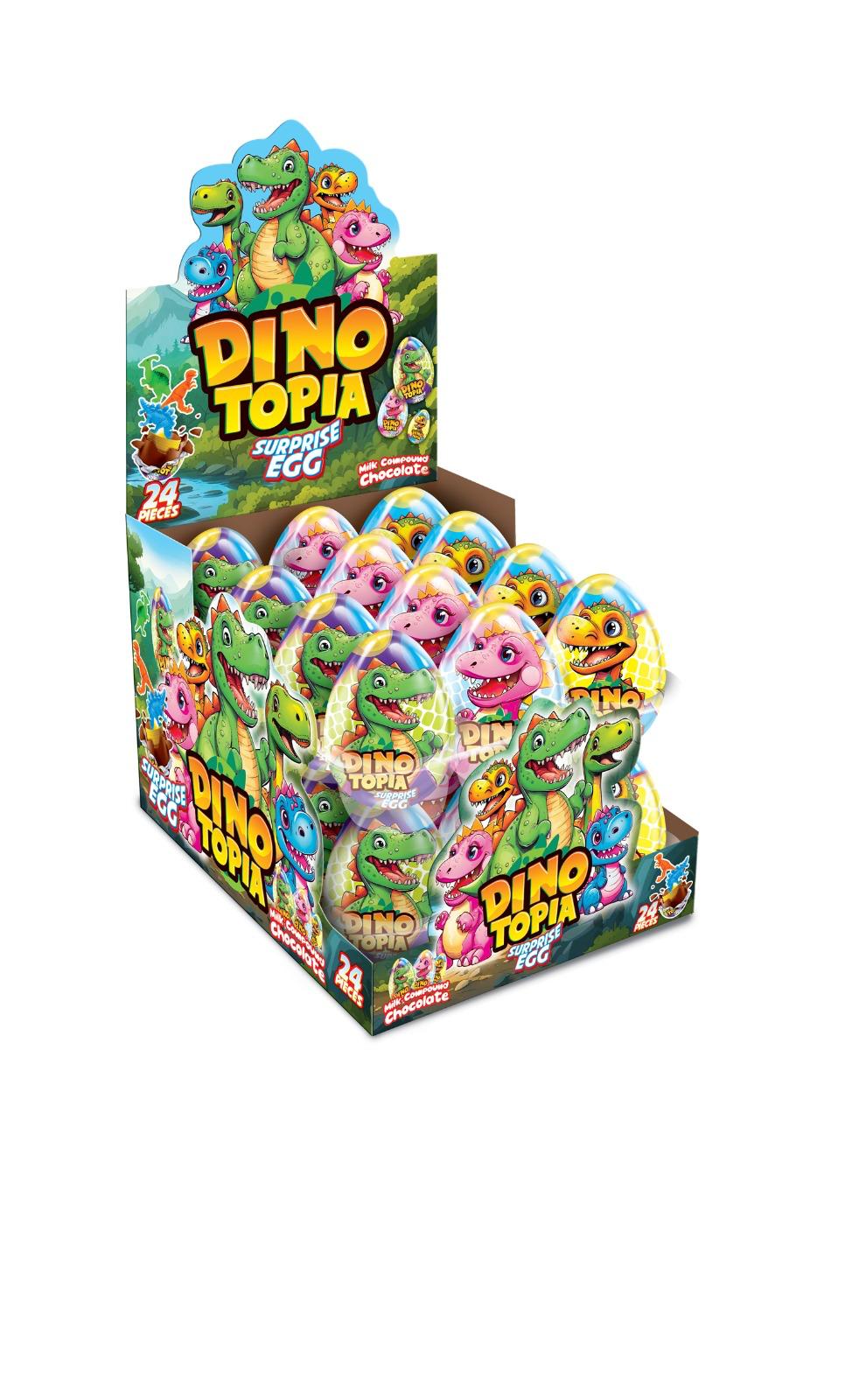 Dino Topia Yumurta 25 gr 6X24 adet